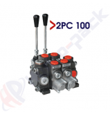 product 100 литра Секционен контролен клапан, 2PC100 , две намотки , G 3/4" , отворена централна намотка thumb