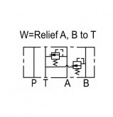 product NG10 (CETOP 5) Модулен клапан за намаляване на налягането , MR 03 W , 70 L/min, A & B ports thumb