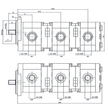 product John Deere hydraulic pump, AZ49120 image thumb