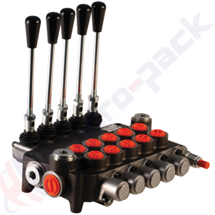 product Supapă de control monobloc de 80 litri cu curbă de dozare, 5Z80, cinci bobine, G 1/2" , bobină centrală deschisă image thumb