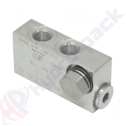 product Supapă de reținere cu dublu pilot, VBPDE L CMP FLV , 20 l/min, G 1/4" , VBPDE 1/4 L CMP/FLV V0117 image thumb