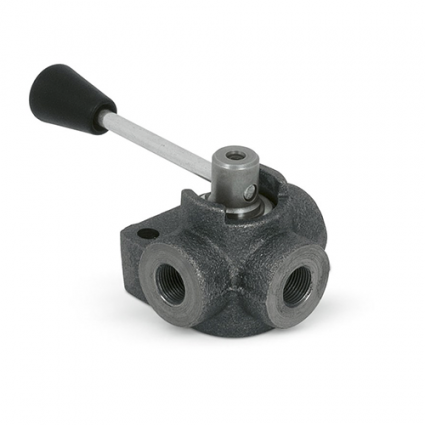 product Supapă de deviere hidraulică cu 3 căi, DF 3, 90 L/min, G 1/2" , centru închis image thumb