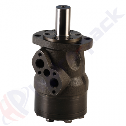 product MH series hydraulic motor, 400 cc/rev, straight keyed shaft 32 mm DIN6885 , 4 holes oval mounting flange , MH400C image thumb