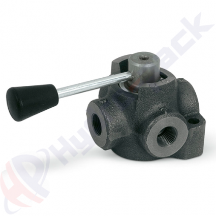 product Supapă de deviere hidraulică cu 4 căi, IF 4 , 120 L/min, G 3/4" , centru închis image thumb