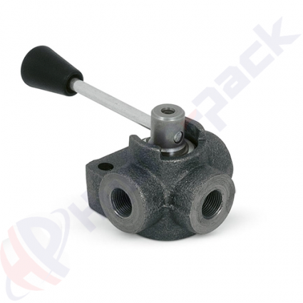 product Supapă de deviere hidraulică cu 3 căi, DF 3, 90 L/min, G 1/2" , centru închis image thumb