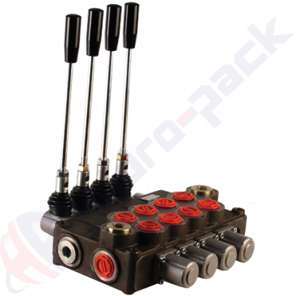 product Supapă de control monobloc de 120 litri, 4P120, patru bobine, G 3/4" , bobină centrală deschisă image thumb